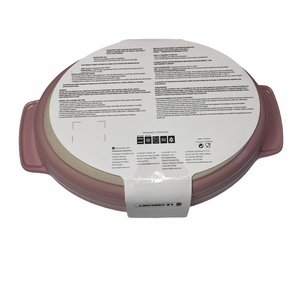 Le Creuset Poterie Oval Baking Dish Pink 9 3/8 in - Picture 4 of 4